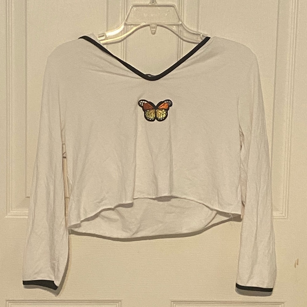 Butterfly Juniors crop top